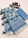 MG 250 Digital Printed Pure Linen Non Catalog Sarees Wholesale Clothing Suppliers In India